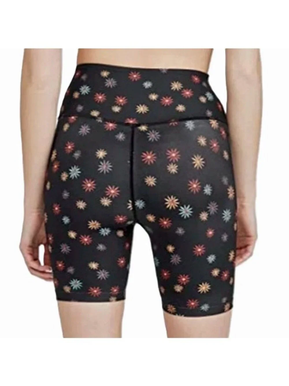 Splits59 Ava High Waist Bike Short Black Floral Size XS